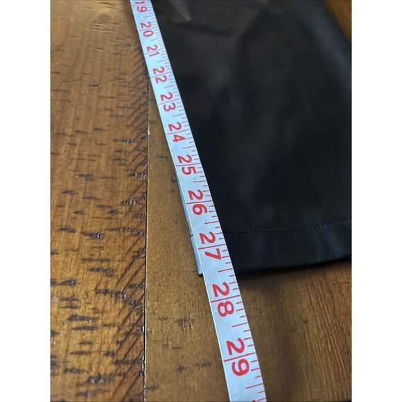 abercrombie fitch Ultra High Rise Faux Leather Pants Black 27/4 - Picture 7 of 7